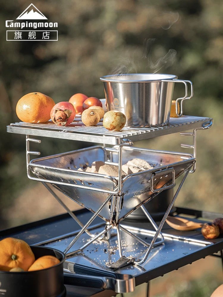 Bếp nướng than hoa 02 người Campingmoon X-Mini