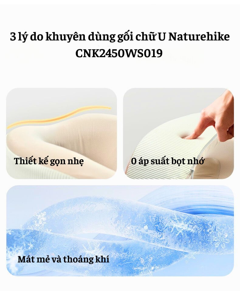 Gối kê cổ công thái học Naturehike CNK2450WS019