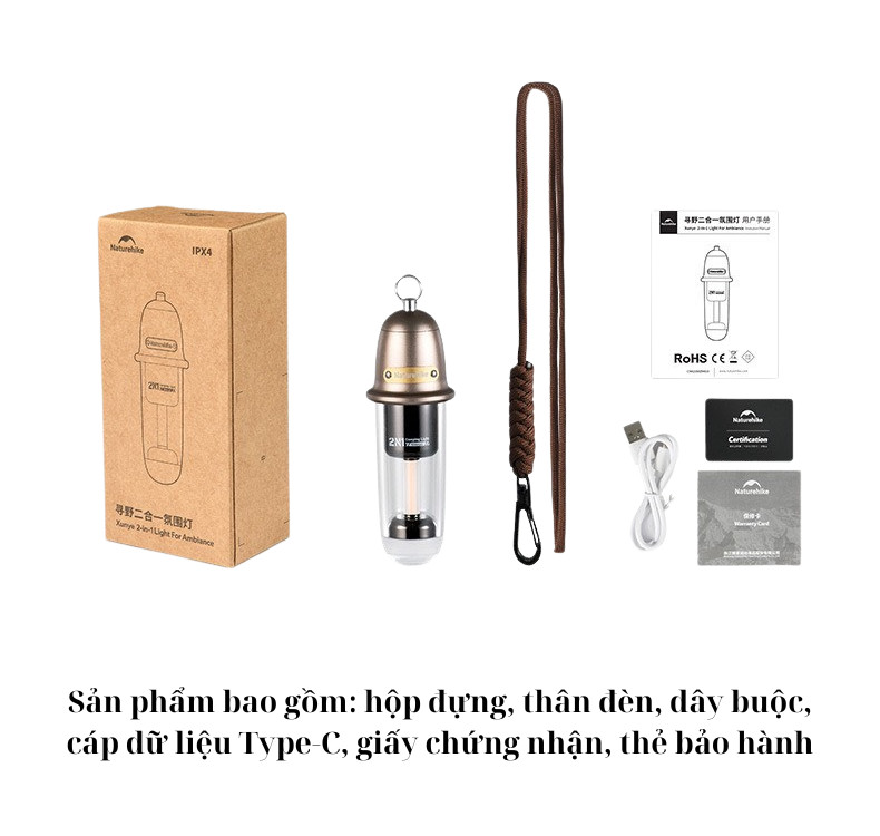 Đèn pin đeo cổ đa năng Naturehike CNK2350ZM010