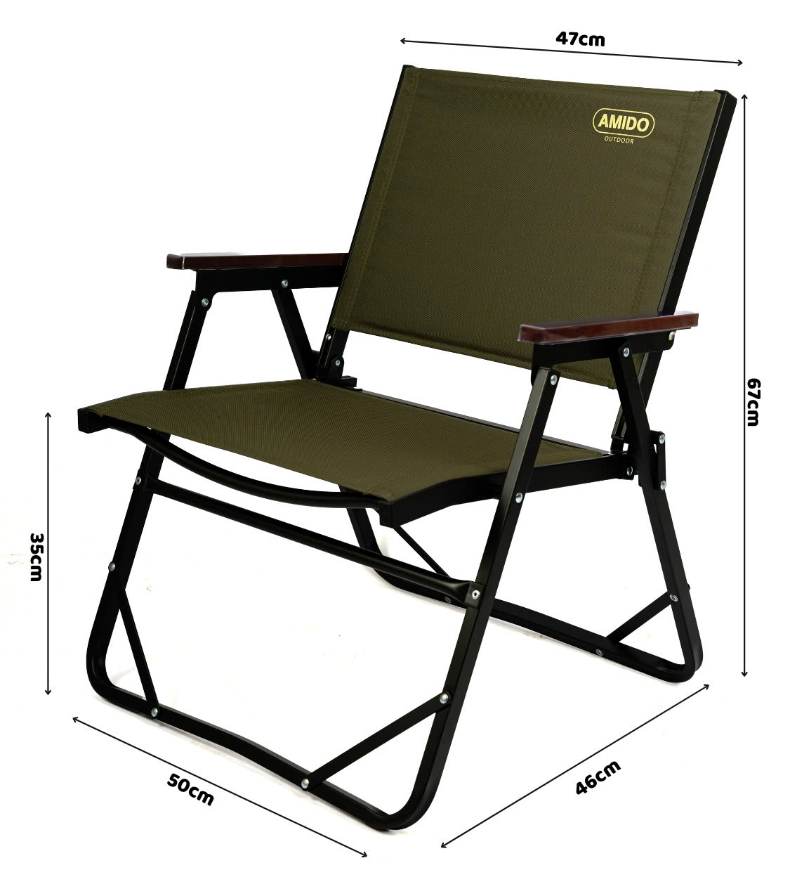 Ghế Kermit - Ghế ngồi cà phê xếp gọn Amido Wildland Series