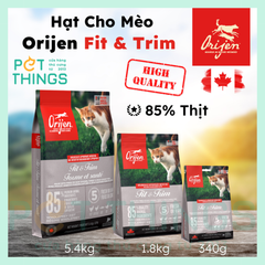 Orijen Fit & Trim Cat - Thức Ăn Kiểm Soát Cân Nặng Cho Mèo Trưởng Thành