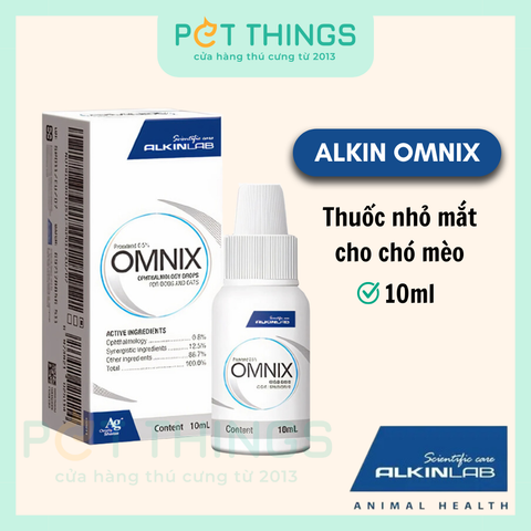 Thuốc nhỏ mắt 10ml Alkin OMNIX Trị & Phòng Ngừa Đau Mắt