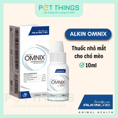 Thuốc Nhỏ Mắt Trị & Phòng Ngừa Đau Mắt Cho Chó Mèo Alkin Omnix 10ml