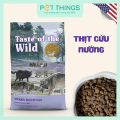 Thức Ăn Hạt Taste of the Wild Sierra Mountain Cho Chó Mọi Lứa Tuổi, Cừu Nướng