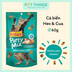 Bánh Thưởng Cho Mèo Friskies Party Mix Meow Luau Crunch, Mỹ