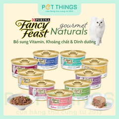 Fancy Feast Gourmet Naturals Pate Cao Cấp Cho Mèo 85g