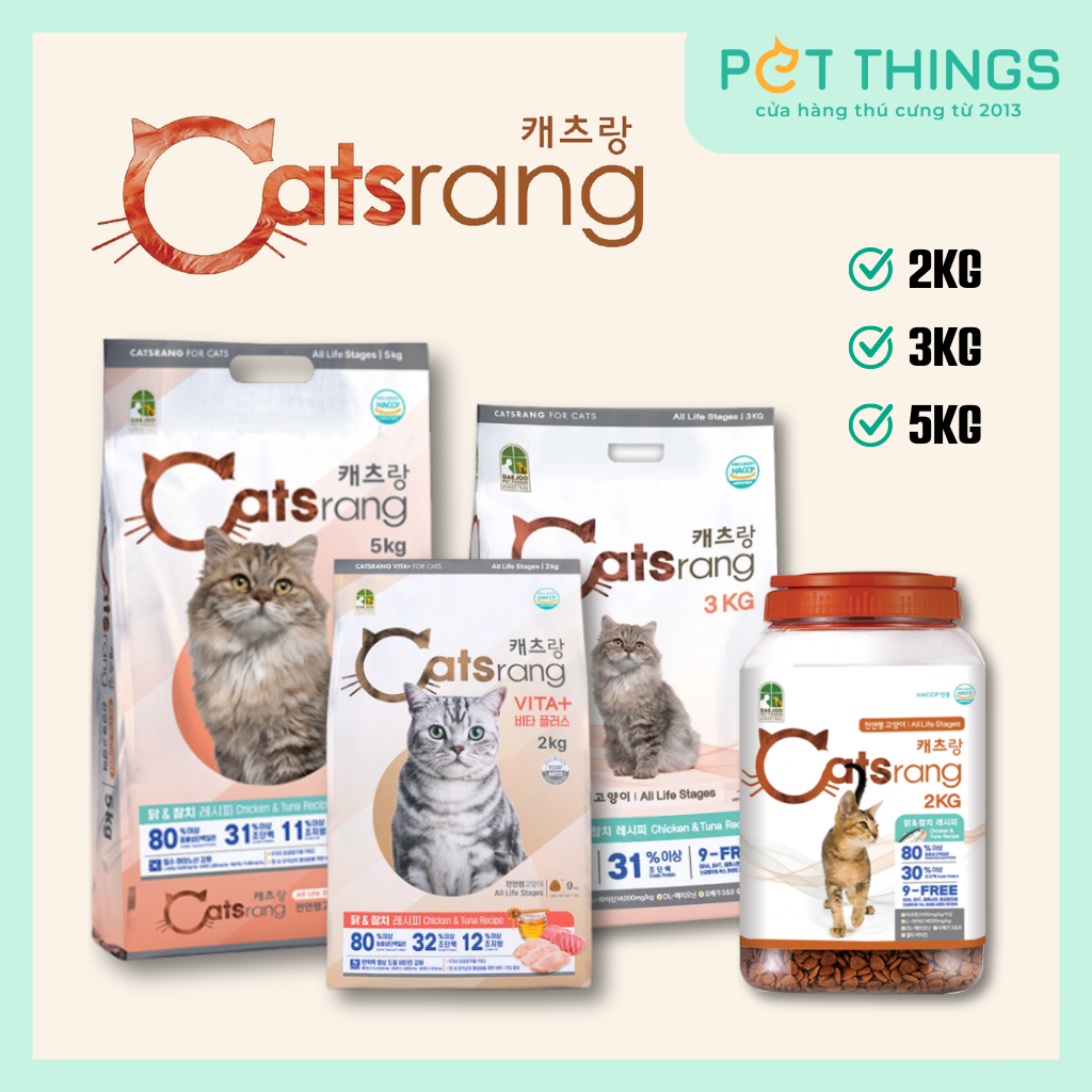 Thức Ăn Hạt CatsRang All Life Stages Cho Mèo Mọi Độ Tuổi