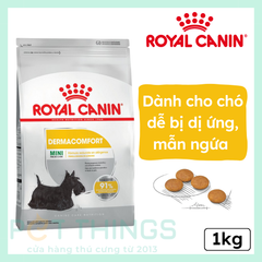 Royal Canin Mini Dermacomfort Thức Ăn Hạt Giảm Dị Ứng Da Cho Chó 1kg