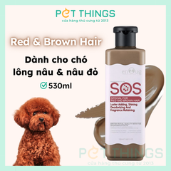 SOS Red & Brown Hair Sữa Tắm Cho Chó Lông Nâu Đỏ 530ml