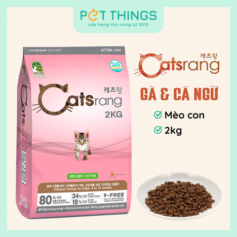 Thức Ăn Hạt Catsrang Kitten Cho Mèo Con Dưới 12 Tháng