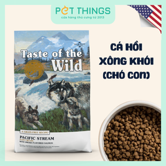 Thức Ăn Hạt Taste of the Wild Pacific Stream Puppy Cho Chó Con, Cá Hồi Xông Khói