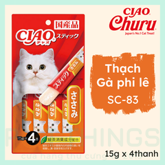 Súp Thưởng Cho Mèo CIAO Churu SC-83 Chicken Fillet in Jelly 15gx4