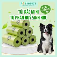 Túi rác đựng chất thải phân huỷ sinh học EPI Biodegradable Pet Poop Bags 15 Bags/Roll
