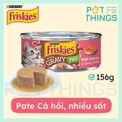 Pate Mèo Friskies Extra Gravy Paté With Salmon In Savory Gravy 156g