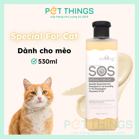 SOS Sữa Tắm Cho Mèo chai lớn