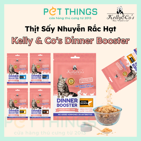 Kelly & Co's Dinner Booster Thịt Sấy Nhuyễn Rắc Hạt Cho Mèo 50g