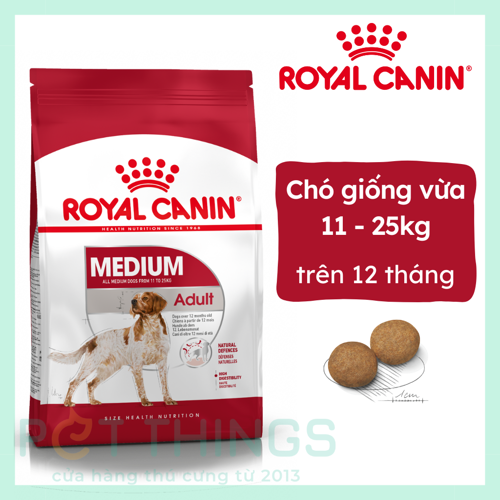 Royal Canin Medium Adult Thức Ăn Hạt Cho Chó Trưởng Thành Cỡ Trung