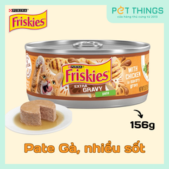 Pate Mèo Friskies Extra Gravy Paté With Chicken In Savory Gravy 156g