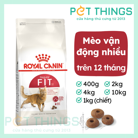 Royal Canin Fit32 Thức Ăn Hạt Cho Mèo Vận Động Nhiều