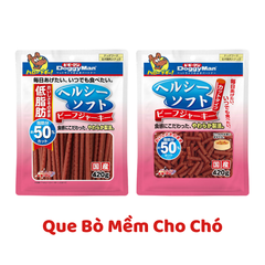 Que Bò Mềm Cho Chó Doggyman Soft Beef Jerky 420g