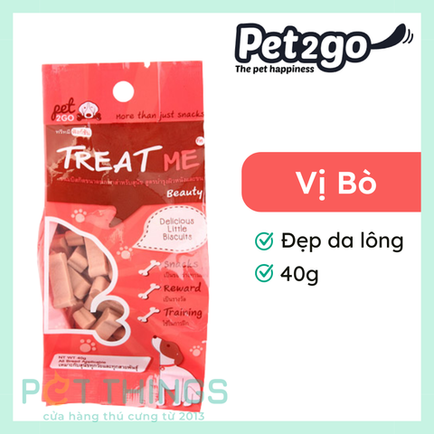 Bánh Thưởng Cho Chó Treat Me Beauty 40g