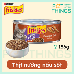 Pate Mèo Friskies Meaty Bits Gourmet Grill In Gravy 156g