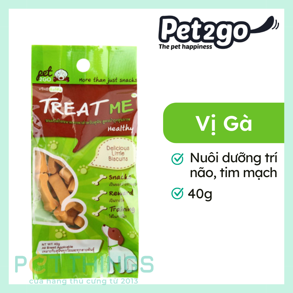 Bánh Thưởng Cho Chó Treat Me Healthy 40g