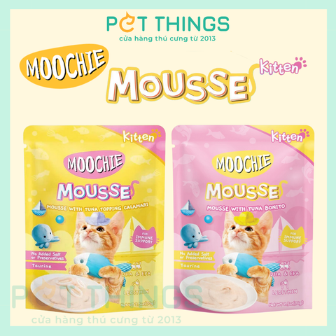 Pate Nhuyễn Cho Mèo Con Moochie Mousse Kitten 70g