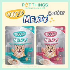 Pate Moochie Meaty Senior Thức Ăn Ướt Cho Mèo Lớn Tuổi 70g