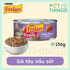 Pate Mèo Friskies Prime Filets Turkey Dinner In Gravy 156g