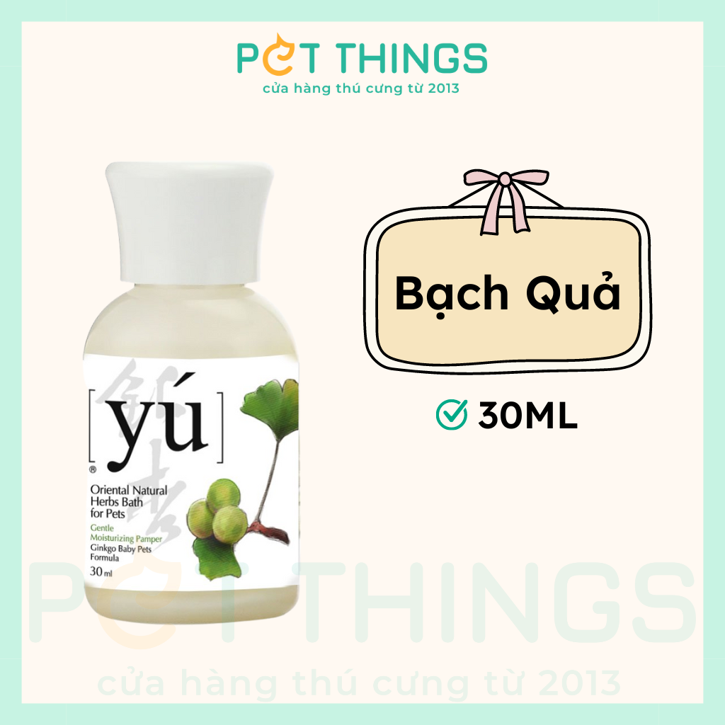 YÚ Ginkgo Baby Sữa Tắm Cho Chó Mèo Hương Bạch Quả