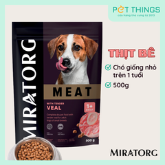 Thức Ăn Hạt MIRATORG MEAT Thịt Bê Cho Chó Giống Nhỏ Trưởng Thành, 500g