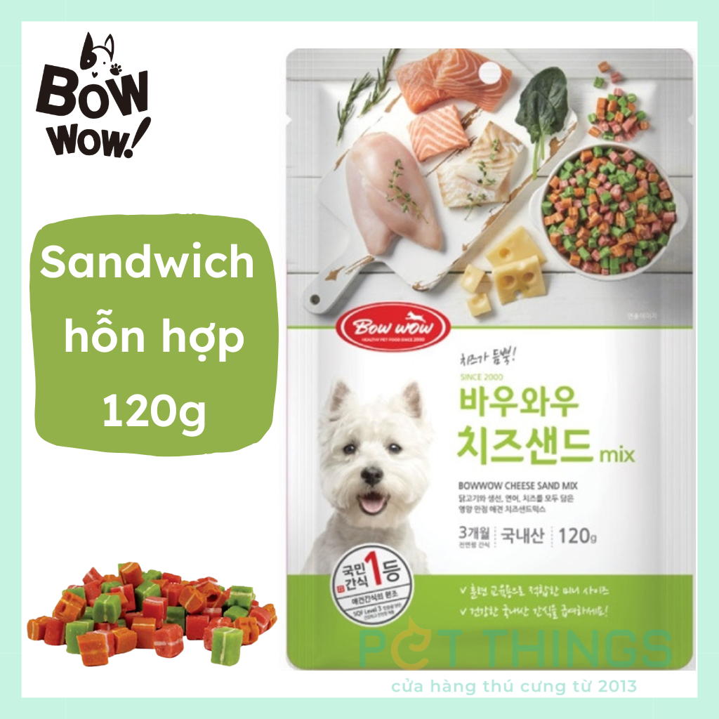 Bow Wow sandwich hỗn hợp 120g