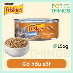 Pate Mèo Friskies Shreds With Chicken In Gravy 156g