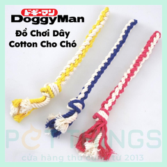 Doggyman Đồ Chơi Dây Cotton Hai Màu Cho Chó