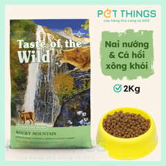Taste Of The Wild Feline Rocky Mountain Thức Ăn Hạt Cho Mèo, Nai Nướng & Cá Hồi Xông Khói
