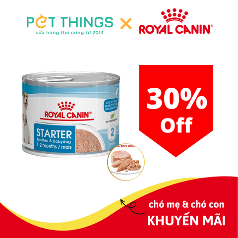 Royal Canin Starter Mother & Baby Dog in Paté (Loaf) 195g