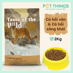 Taste Of The Wild Feline Canyon River Thức Ăn Hạt Cho Mèo Cá Hồi Vân & Cá Hồi Xông Khói