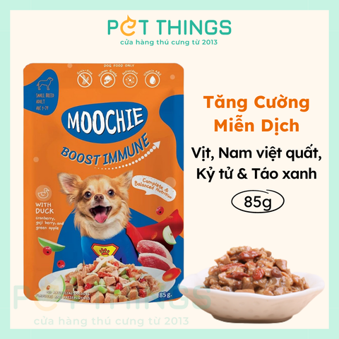 Pate Chó Moochie Boost Immune - Tăng Cường Miễn Dịch 85g