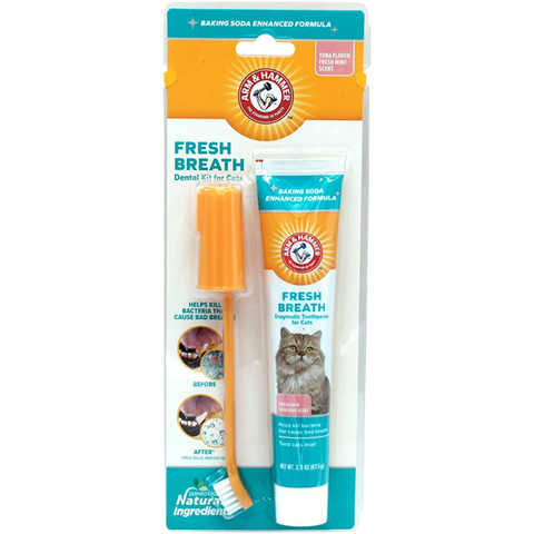 Bộ kem + bàn chải đánh răng mèo Arm & Hammer 67.5g