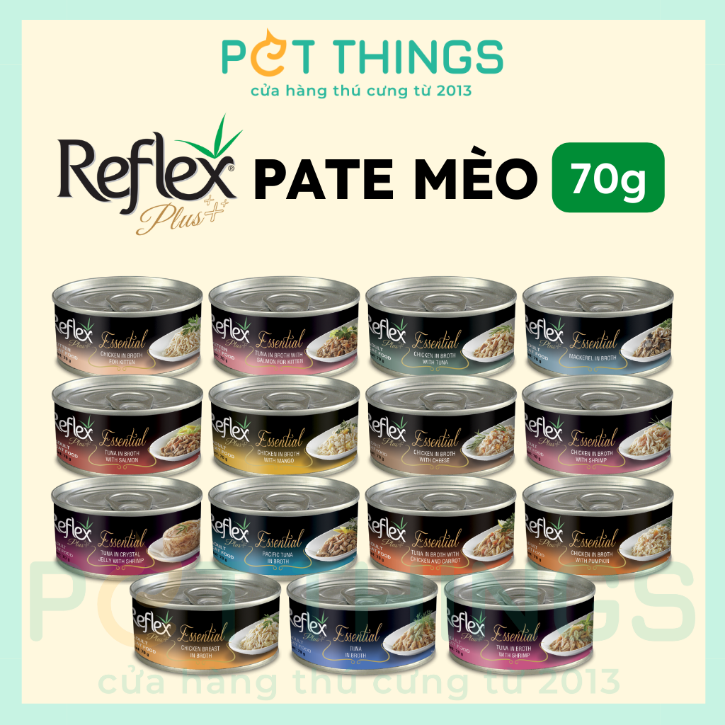 Pate Cho Mèo Reflex Plus Essential 70g