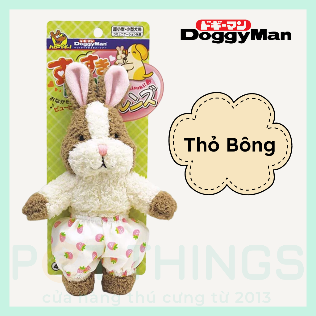 Doggyman Thỏ Bông - Đồ Chơi Cho Chó