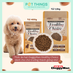 Thức Ăn Hạt DoggyMan Healthy Choice Cho Chó Trưởng Thành Giống Nhỏ