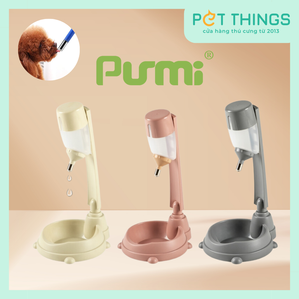 Purmi Bottle Bộ Bình Nước + Chén Ăn Pastel