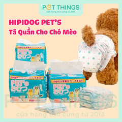 Tã Quần Hipidog PET's Cho Chó Mèo, Túi 10 Miếng - M (4-7kg)