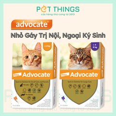 Advocate Nhỏ Gáy Trị Nội Ngoại Ký Sinh Trùng Cho Mèo