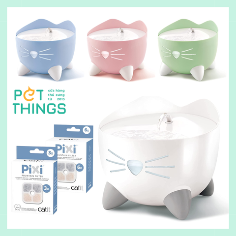 HAGEN CATIT PIXI 2.5L Máy Lọc Nước tự động cho chó mèo Đầu Cắm USB