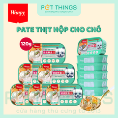 Pate hộp Thịt Gà cho Chó Wanpy Dog Naughty Fresh Box Chicken 120g