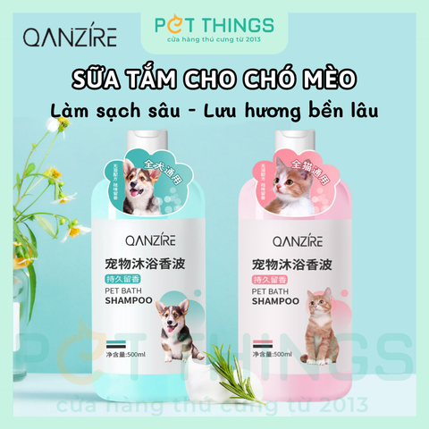 Sữa Tắm Cho Chó Mèo QANZÍRE 500ml