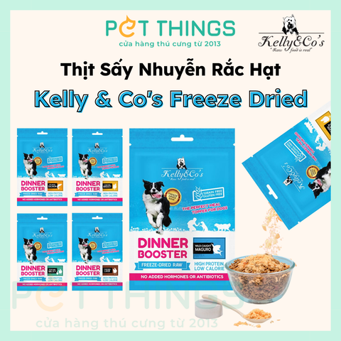 Kelly & Co's Dinner Booster Thịt Sấy Nhuyễn Rắc Hạt Cho Chó 50g